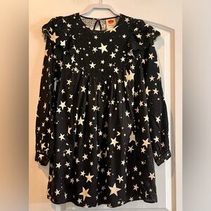 Farm‎ Rio Anthropologie Stardust Black Multi Mini Dress Size Small NWOT
